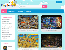Tablet Screenshot of de.tiny-games.com