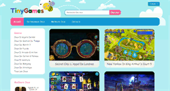 Desktop Screenshot of fr.tiny-games.com