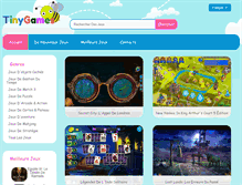 Tablet Screenshot of fr.tiny-games.com