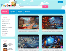Tablet Screenshot of dk.tiny-games.com